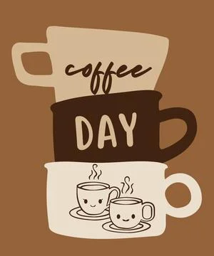 Coffee day Stock Illustration