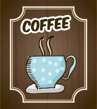 Coffee design , vector illustration Stockillustratie