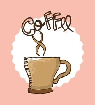 Coffee design , vector illustration 스톡 일러스트