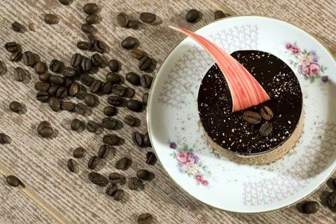 Coffee dessert. Stock Photos