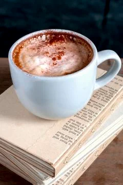 Coffee on a diary Stock Photos