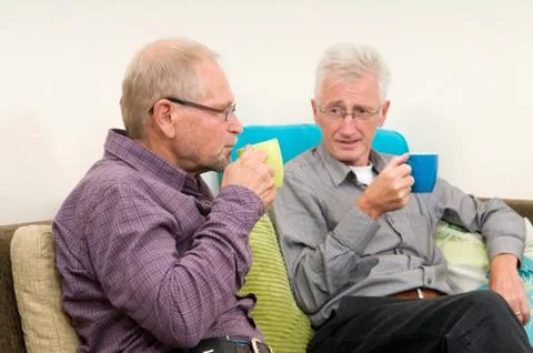 Coffee Discussion Foto stock