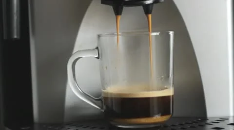 Coffee dispenser Video stock 8985875