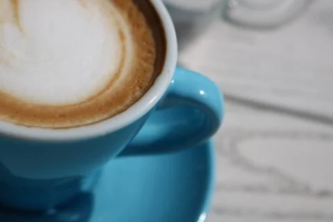 Coffee drink in cafeteria Stock Photos