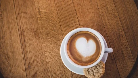 Coffee drink Cinemagraph, 4K Stock Footage 93237855