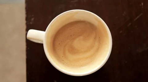 Coffee Drinking Time Lapse Video stock 7733200