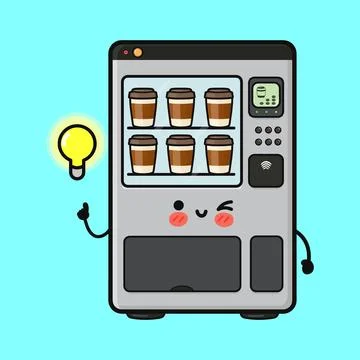 Coffee drip bag character having creative idea Stock Illustration