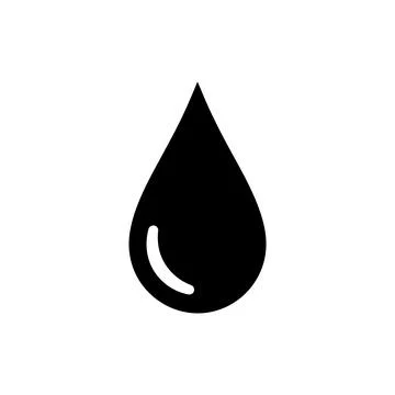 Coffee Drip Droplet Icon 스톡 일러스트