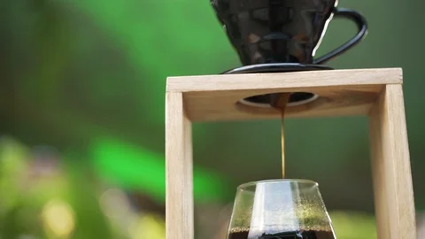 Coffee drip process Stock Footage 119697670
