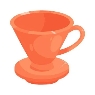 Coffee dripper Stock Illustration
