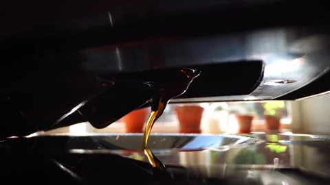 Coffee dripping from coffee maker Stock Footage 305586784
