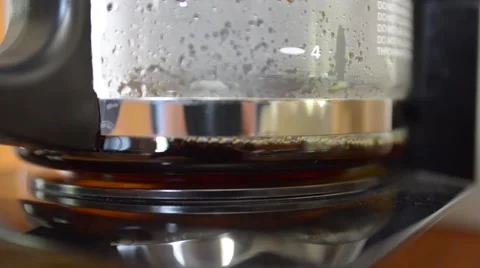 Coffee Dripping into Pot Stock Footage