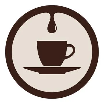 Coffee Drop Stock Illustration