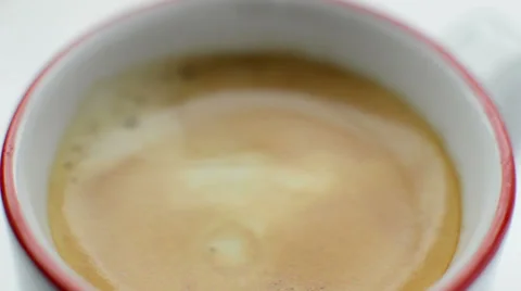 Coffee drop in slow motion Stock-Footage 36670518
