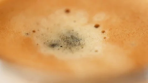 Coffee drop in slow motion Vídeo Stock 81989511