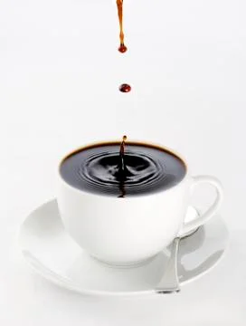 Coffee drops Stock Photos