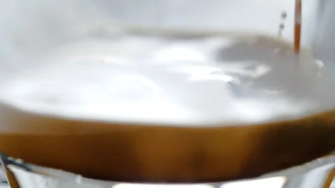 Coffee drops super slow motion Vídeo Stock 82004672