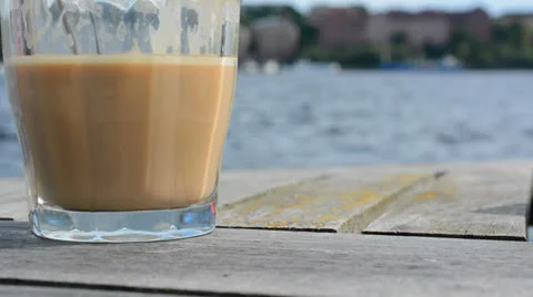 Coffee due to rough seas Stock Footage 26649937