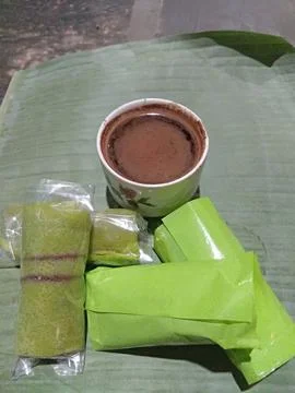 Coffee end snacks Stock Photos