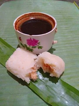 Coffee end snacks Stock Photos