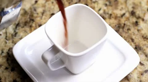 Coffee espresso being poured in slow motion 스톡 동영상 8986936