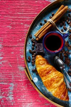 Coffee espresso in cup Stock Photos