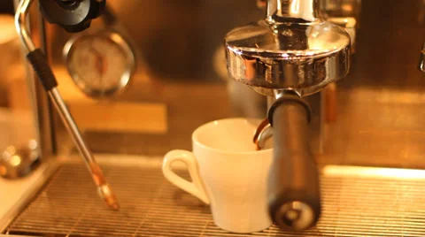 Coffee Espresso Machine Stock Footage 35236500