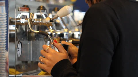 Coffee Espresso Machine Stock Footage 35239016