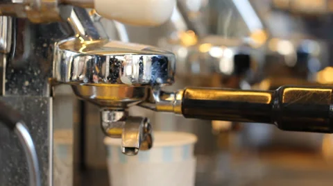 Coffee Espresso Machine Video stock 35239783