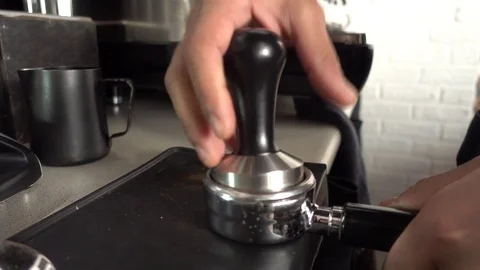 Coffee Espresso Preparation Stock Footage 70156934