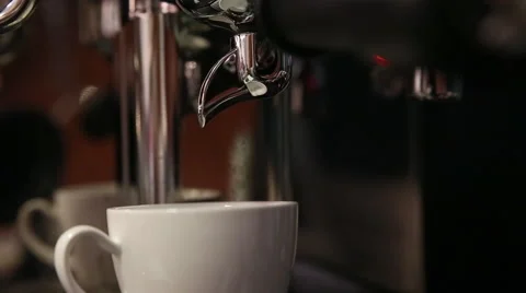 Coffee espresso preparation, video Stock Footage 54646837