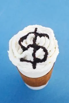 Coffee Expense Fotos de archivo