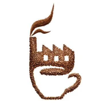 Coffee factory. Stock Photos