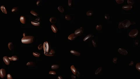 Coffee Falling In Slow Motion Footage 4K+ (Alpha Channel) 스톡 동영상 234458017