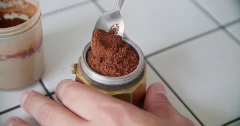 Coffee filter closeup Stock Footage 317621008