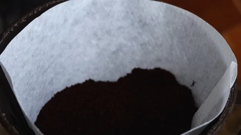 Coffee filter Stock Footage 104353691
