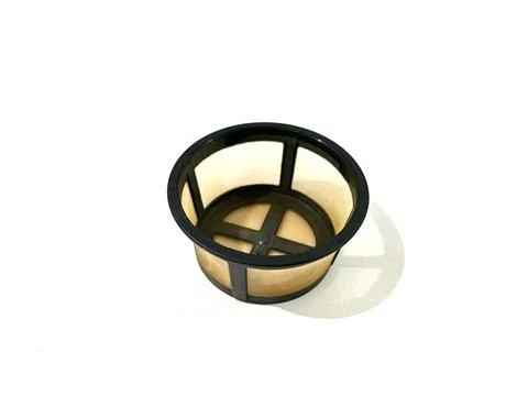 Coffee filter isolated on white background Stock Photos
