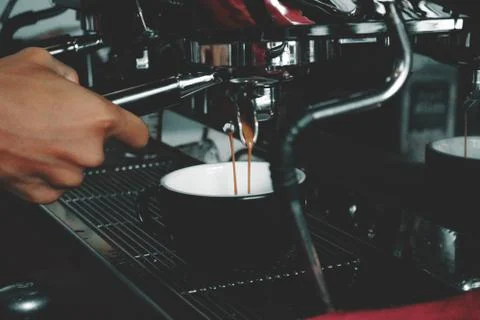 Coffee filter machine Stock Photos