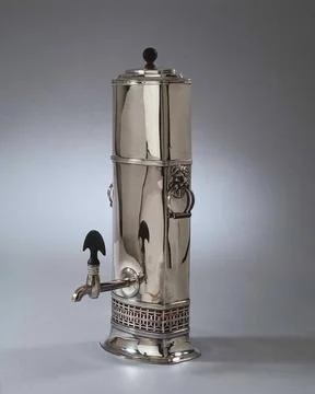 . Coffee filter, rectangular with slightly basic front and back and vaulte... Stock Photos