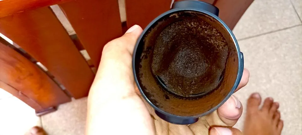 Coffee filter v60 스톡 사진