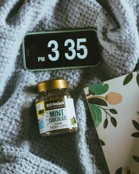 Coffee flatlay Stock Photos