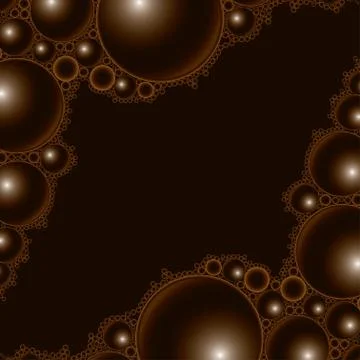 Coffee foam background, vector illustration Stock Illustration