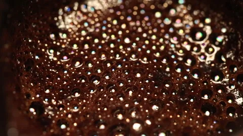 Coffee Foam Macro Stock-Footage 163553177