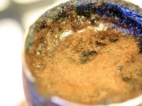 Coffee foam 스톡 사진