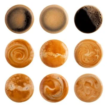 Coffee Foam Stock Photos