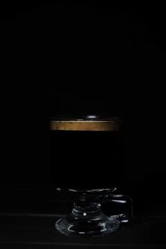 Coffee with foam Stock Photos