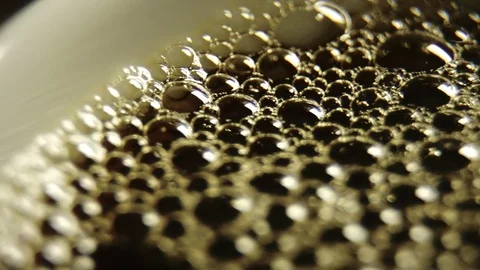 Coffee foam in slow motion Stock Footage 76249414