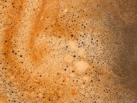 Coffee foam texture and background Foto stock