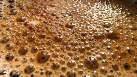 Coffee foam texture close up Stock Footage 310829524