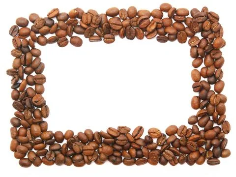 Coffee frame coffee frame isolated on white Copyright: xZoonar.com/Ruslanx... 스톡 사진